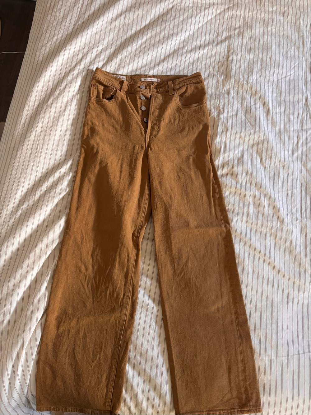 Levi’s ribcage straight in brown